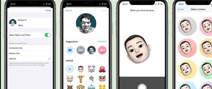 Как использовать стикер Memoji в качестве фото контакта на iPhone