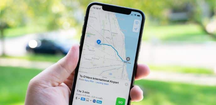 Как переключаться между милями и километрами в Apple Maps