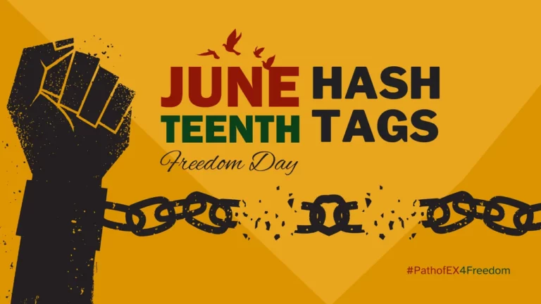 Лучшие июньские хэштеги в честь свободы: #Juneteenth2023