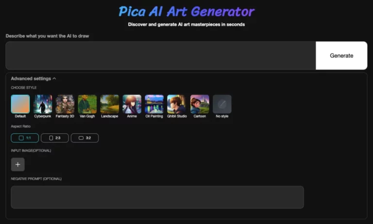 PICA AI — лучший бесплатный генератор изображений с искусственным интеллектом в 2023 году