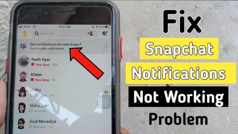 Уведомления Snapchat не работают?  Попробуйте эти 6 быстрых решений