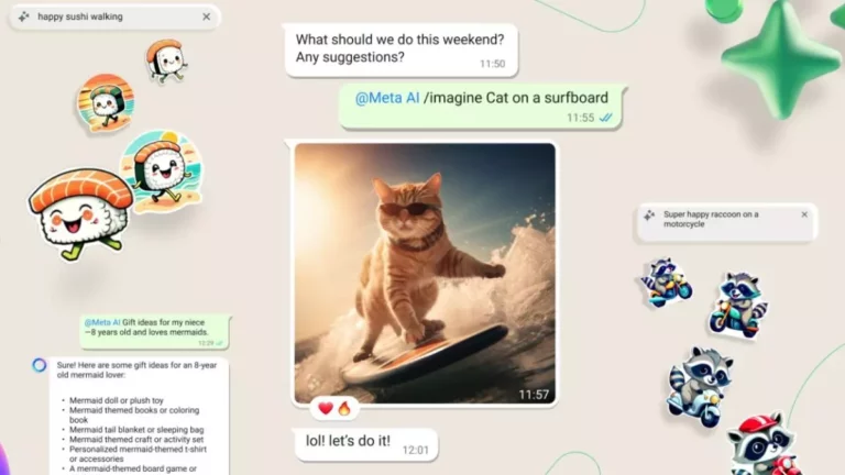 Как использовать Meta AI в WhatsApp?  Увеличьте свой ответ в Messenger